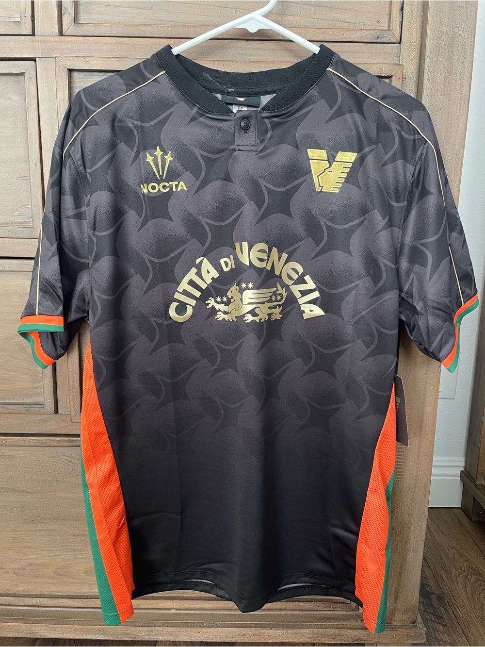 Venezia FC Black with Gold Logo Men's Football Jersey 2024/25 Size M